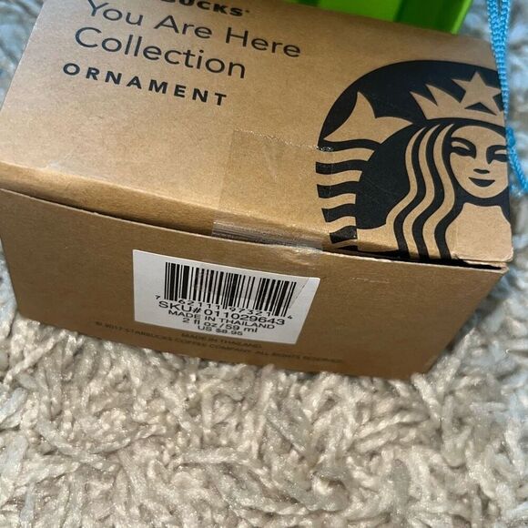 NIB Starbucks Coffee You Are Here Collection Seattle Mug/Ornament 2floz - Picture 6 of 10